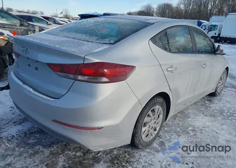 2018 Hyundai Elantra Se from USA, damaged, VIN KMHD74LFXJU510480